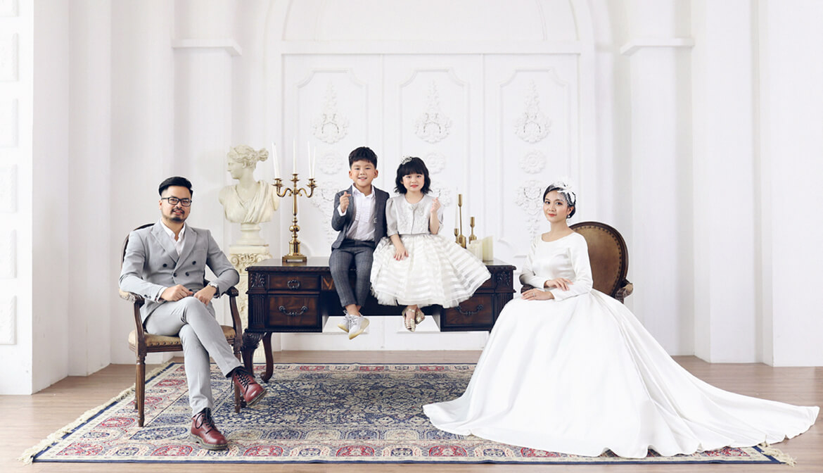 Chụp ảnh gia đình